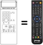 Replacement remote control TM 40