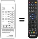 Mando a distancia equivalente TNQ 8E 0402
