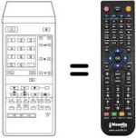 Replacement remote control TNQ 8E 0406