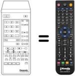 Mando a distancia equivalente TNQ 8E 0422