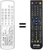 Mando a distancia equivalente TNQ 8E 0454