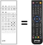 Télécommande équivalente TP 660