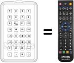 Replacement remote control TRS 99 / 16