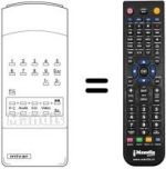 Mando a distancia equivalente TT 16-99