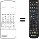 Mando a distancia equivalente TT 25