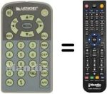 Mando a distancia equivalente Lenoir TVC 53 LCD