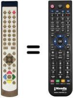 Mando a distancia equivalente Lenoir M4FL 42 B 7985