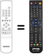 Mando a distancia equivalente Ingelen TVR 5135