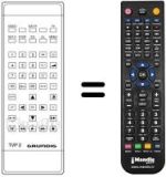Télécommande équivalente Minerva TVR 6305