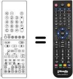 Mando a distancia equivalente Panasonic TX-28A1