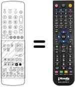 Télécommande équivalente Panasonic TX-28A2 CI