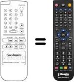 Replacement remote control TX 1100