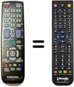 Télécommande équivalente Samsung UE 26D4003