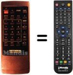 Télécommande équivalente UFD 89 (3 SCART)