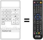 Télécommande équivalente TP 390