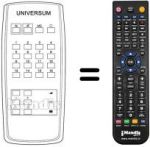 Télécommande équivalente UNIVERSUM 9569468