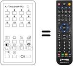 Mando a distancia equivalente US 12 FACH