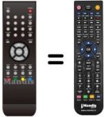 Télécommande équivalente United LTW 20X81