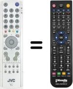 Télécommande équivalente JVC 32S60BU