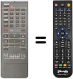 Replacement remote control VEQ 0615