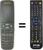 Mando a distancia equivalente Panasonic NV-HD628 EG