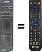 Replacement remote control VEQ 0946