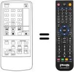 Télécommande équivalente TELEGAZI VH 221 RC