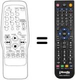 Télécommande équivalente Palladium VN 522