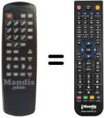 Télécommande équivalente VS-9800 CI