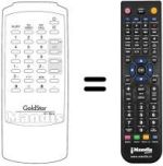 Mando a distancia equivalente LG CFT 9745