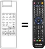 Mando a distancia equivalente VS 5 / 2 TEXT