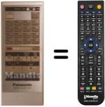 Mando a distancia equivalente VSQ 0419