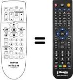 Replacement remote control VT-RM 801 ES