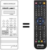 Télécommande équivalente VXL 6