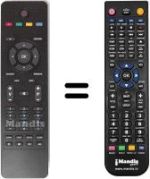 Télécommande équivalente Proline LD 2263 D2