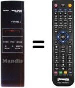 Mando a distancia equivalente WCR 870