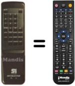 Replacement remote control XL 14