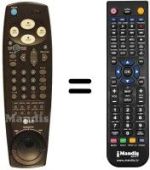 Mando a distancia equivalente LG 2380 P