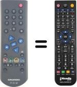 Télécommande équivalente Grundig STR 6000