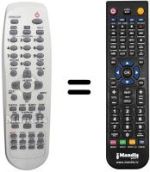 Mando a distancia equivalente Daewoo SH 7440