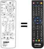 Télécommande équivalente Thomson DTH 2500