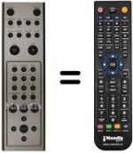 Télécommande équivalente Medion MD 5370
