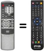 Télécommande équivalente Medion MD 5410