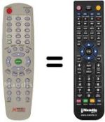 Mando a distancia equivalente XPLAYER 7000