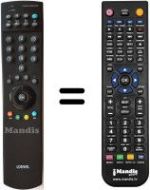 Replacement remote control Loewe XEMIS 5006 DD