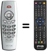 Mando a distancia equivalente Ingelen MEDIAMASTER 110 S