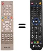 Télécommande équivalente Samsung DSB-9601C