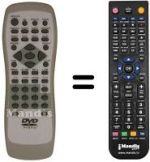 Mando a distancia equivalente Nortek NDVX-110