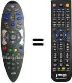 Replacement remote control NTL PACE DIGITAL