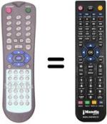 Télécommande équivalente CONTEL DRV 200